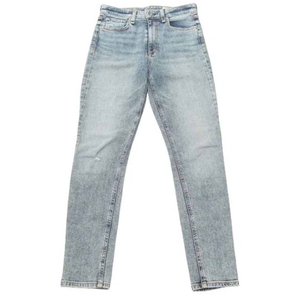 Rag & Bone Jeans Denim Skinny Leg Light Medium NORWALK Blue Color Sz 25